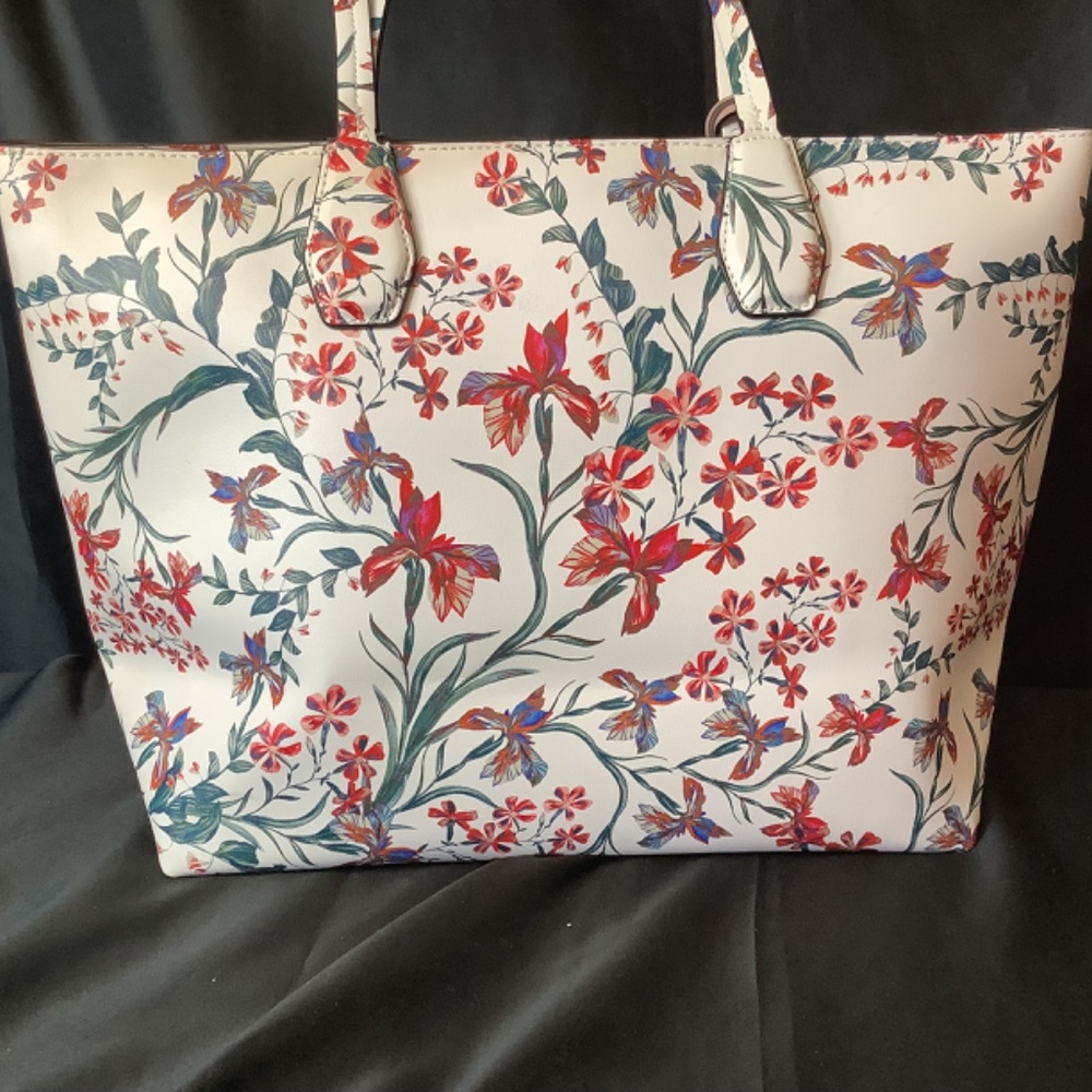 EUC Nine West floral tote shoulder bag - Picture 5 of 12